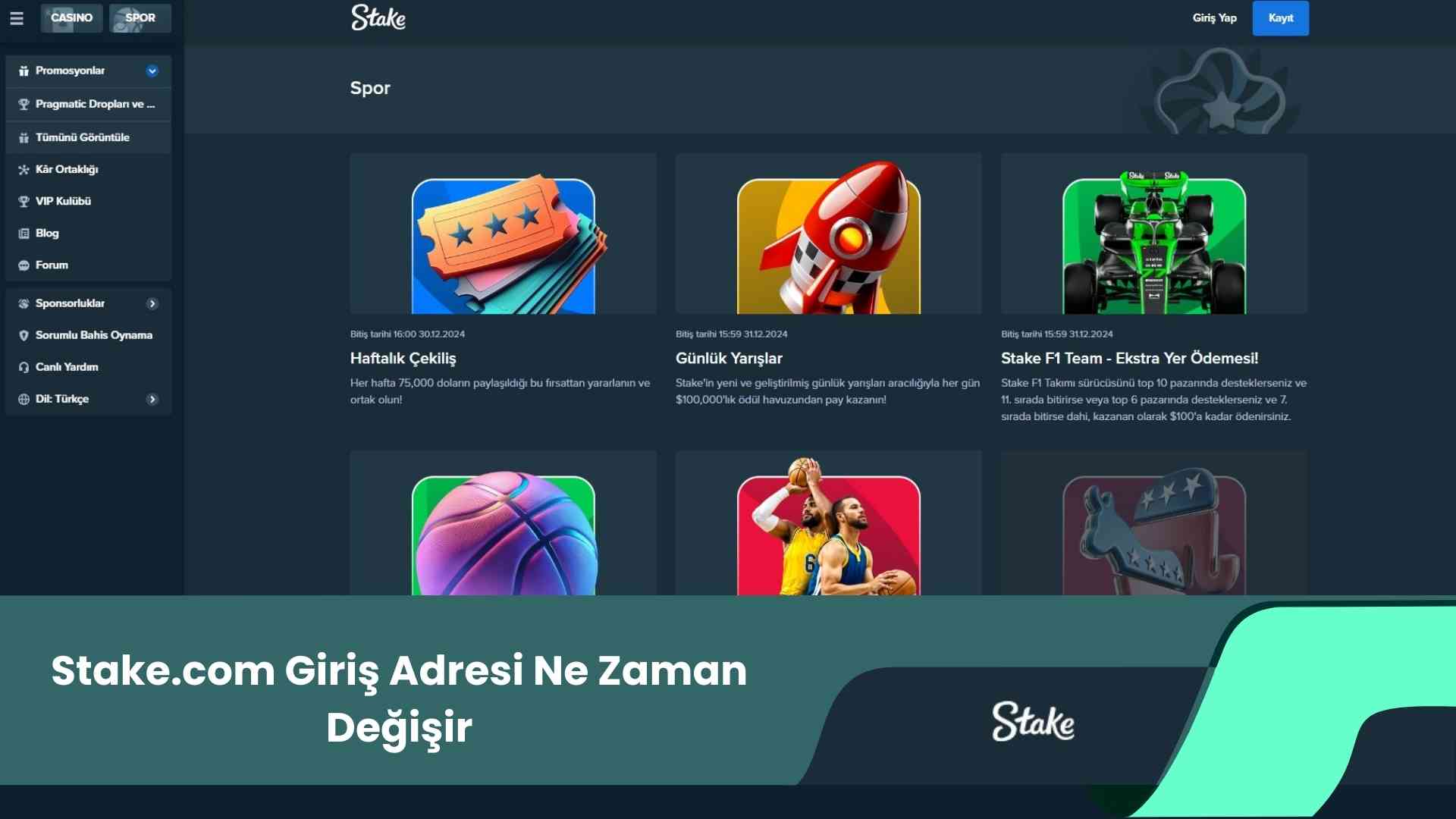 Stake.com Giriş Adresi Ne Zaman Değişir