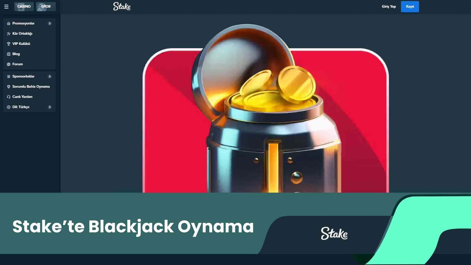 Stake’te Blackjack Oynama